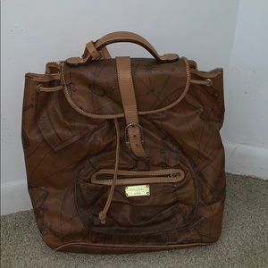 Leather bag-pack
